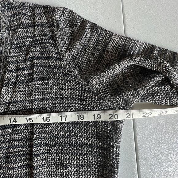 Ann Taylor Women's Grey Cardigan Size M Medium Open Jacket sweater career - Picture 7 of 8